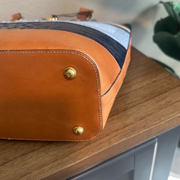 NEW - Brahmin Multi-Color Croc-Embossed Should Bag - See Video! - Picture 6 of 16